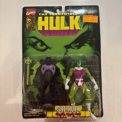 Figura de acción The Incredible Hulk SHE HULK (1996 Toybiz) ¡Nueva! Foto 1 de 3