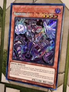 YuGiOh VANQUISH SOUL DR. MAD LOVE **Misprint** Secret Rare RA04-EN045 - Picture 1 of 3