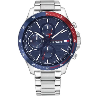 Reloj Hombre TOMMY HILFIGER Bank 1791718 Esfera Azul 46mm Foto 1 de 4