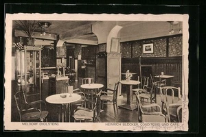 Meldorf i. Holst., Heinrich Blöcker, Conditorei und Café, Ansichtskarte - Picture 1 of 2