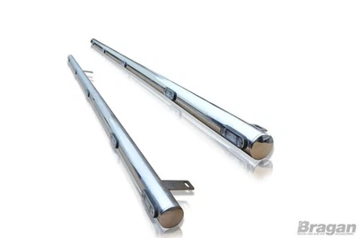 Barras Laterales + Ámbar Leds Para Renault kangoo express maxi Lwb 2008-2021 - Imagen 1 de 4