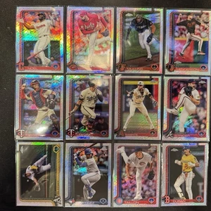 Lotto 20 carte Topps Chrome 2025 Topps rifrattore radiocomandato - Foto 1 di 2