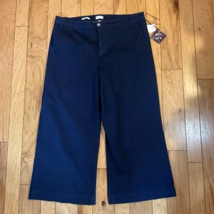NWT Ava & Viv Dark Wash High Rise Wide-Leg Jeans Size 24 - Picture 1 of 12
