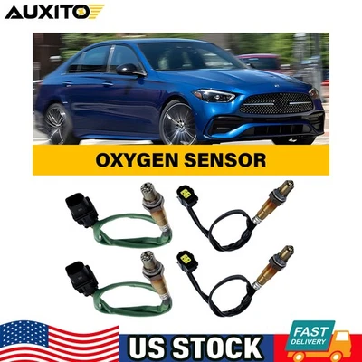 4 sensores de oxígeno aguas arriba y aguas abajo para Mercedes-Benz S550 E550 ML350 ML550 2006-2013 Foto 1 de 4