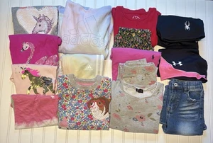 Girls Clothing Lot Size 7/8 (15 Pieces) Polo Mini Boden Adidas - Picture 1 of 11