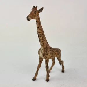 Antique Austrian Cold Painted Bronze Figure Of A Giraffe 10cm High - Picture 1 of 11