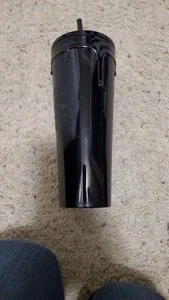STARBUCKS Halloween 2024 Black SLIME Cup 24 fl. oz. Tumbler Drips - Picture 1 of 4
