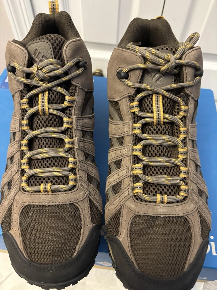 Columbia Men's REDMOND II MID WATERPROOF Shoe, Brown, 12 Wide US - Image 1 of 4