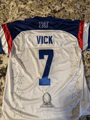 Camiseta deportiva NFL Equipment Reebok #7 Michael Vick NFC Pro Bowl talla 48 Foto 1 de 4