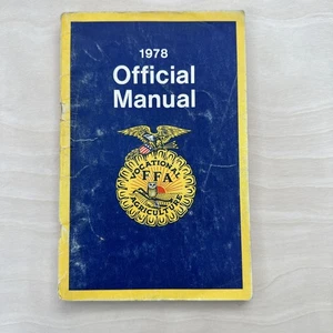 Vintage 1978 Future Farmers of America Official Manual FFA Agriculture Farm - Bild 1 von 3