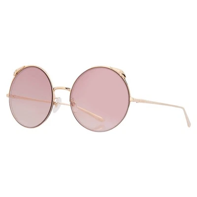 Cartier Panthere de Cartier Pink Multi Treatment Round Ladies Sunglasses CT0149S - Image 1 of 4
