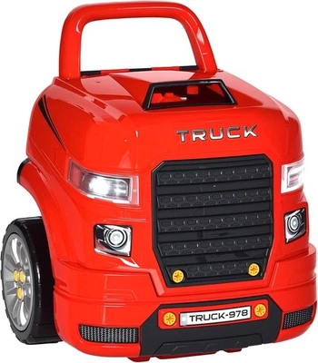 Juego mecánico de juguete de motor de camión para niños con luces sonidos volante 61 piezas Foto 1 de 4