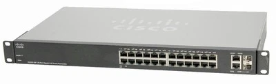 Cisco SG220-26P 24-Port 10/100/1000 PoE 2 Gigabit Combo Ports Switch - Image 1 of 2