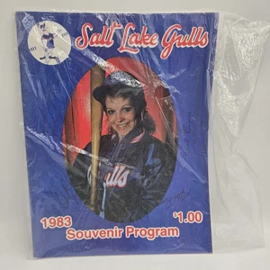 1983 Salt Lake Gulls Souvenir Programm Vintage Baseball Minor League Coors Light - Bild 1 von 2