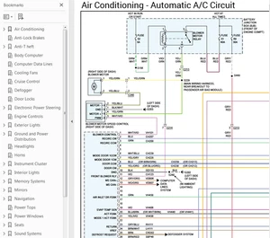 Ford F-150 2013 Color Wiring Diagram Schematic V8 5.0L 4WD pdf - Picture 1 of 1