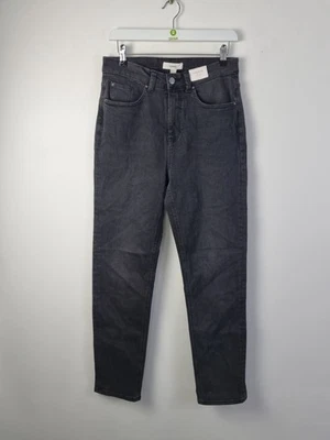 M&S Per Una Women's Tapered Girlfriend Jeans Black Size 10 Long NEW F2 - Image 1 of 4