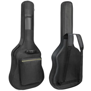 Guitar Bag Case Can Hold 38"/40"/41" Electric & Acoustic Oxford Gig W/ 2 Pockets - Picture 1 of 7
