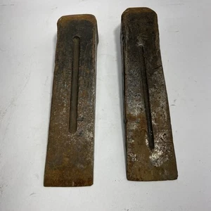 Two 9” Splitting Wedges Unbranded About 4lb 10oz Each - Picture 1 of 9