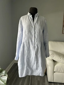 Halston Damen 100 % Leinen Damenkleid Größe US S GEBRAUCHT, IN EINWANDFREIEM ZUSTAND - Bild 1 von 12