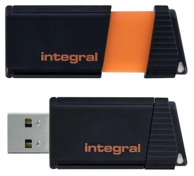 Integral - INFD32GBPULSEOR - Chiavetta Usb 2.0, 32GB Arancione - Immagine 1 di 4