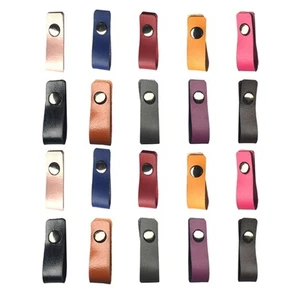 20 Pcs Lederband Baby Reisen Kopfhöreraufwicklung USB -Kabelhalter - Afbeelding 1 van 12