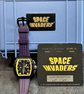 💥😍💥 ¡RARO! CRONÓGRAFO NUBEO SPACE INVADERS LE CALIBRE 48 MM VK67 CUARZO MVMT Foto 1 de 4