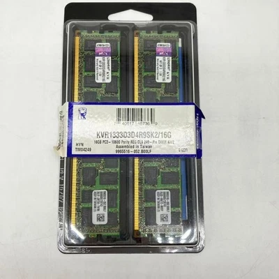 Kingston KVR1333D3D4R9SK2/16G 16GB (8GBx2) DDR3 PC3-10600 RAM Unused - Image 1 of 2