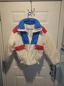 Vintage 80s Colorblock Sun Ice Puffer Ski Jacket Olympics Ultrex - Bild 1 von 7