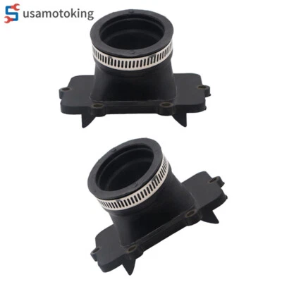 2Pcs Carburetor Intake Manifold Boot For Ski-Doo GTX 500SS GTX 500SS 420867885 - Image 1 of 4