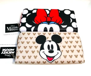Disney **MICKEY & MINNIE MOUSE ACCORDIAN STYLE WALLET** You Choose Pattern - Picture 1 of 16