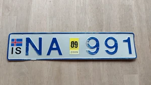 Nummernschild Island Iceland - Bild 1 von 2