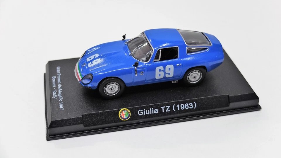 Modellino auto scala 1:43 Alfa Romeo Giulia TZ diecast modellismo da collezione - Immagine 1 di 3