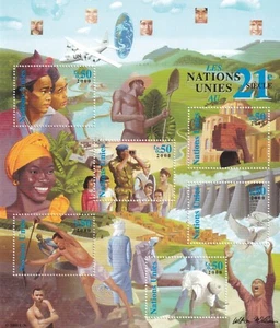 Naciones Unidas Ginebra 2000 Yvert 409/14 siglo XXI MNH VF - Imagen 1 de 1