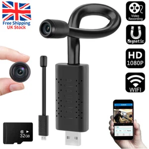 Mini Wireless WiFi IP Camera HD1080P Home Security Hidden USB Cam DVR Motion Cam - Picture 1 of 15