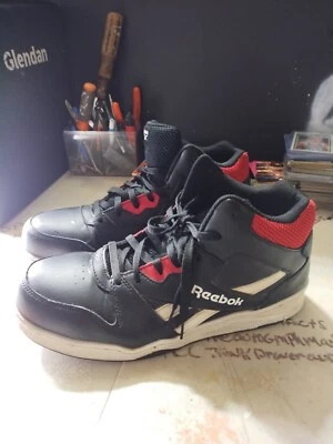 Reebok Men’s Size 10.5 Bb4132 Steel Toe High Top Work Sneakers Sick!!! - Image 1 of 4