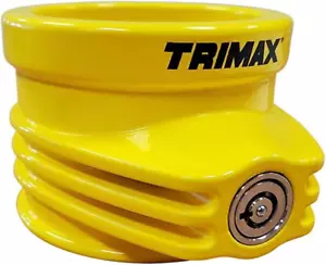 TFW60 Ultra Tough Alloy 5Th Wheel King Pin Lock, (New Improved Version), Yellow - Picture 1 of 12