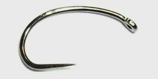 24 Nimrod's Tackle Barbless Scud Fly Tying Hooks Black Nickel Finish