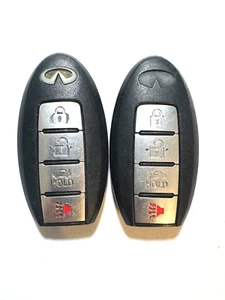 2 PACK OEM FACTORY INFINITI KEYLESS ENTRY REMOTE KEY FOB CWTWBU618 285E3-EH12A - Picture 1 of 3