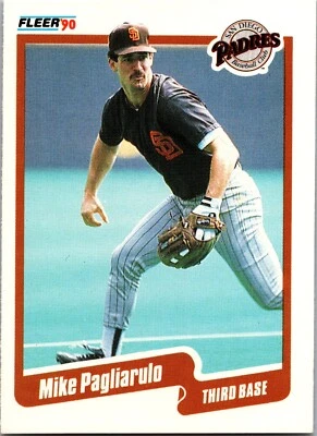 1990 Fleer - Mike Pagliarulo #163 - Image 1 of 2
