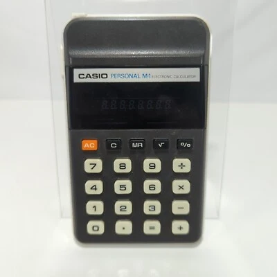 Vintage CASIO M1 Personal electronic calculator  - Image 1 of 3