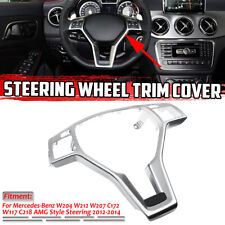 for Mercedes Benz Genuine W204 C-Class Silver Steering Wheel Trim Cover