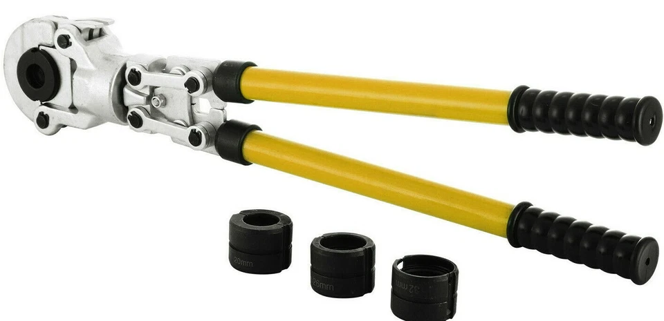 Pressatrice manuale per raccordi tubo multistrato Pex th 16 20 26 32 con valigia - Immagine 1 di 4