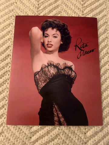 Rita Moreno Signed 8 X 10 Photo Autographed Cover