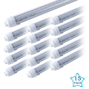 T8 T10 T12 R17D/HO 6Ft 40W LED Bulb Daylight Equivalent F72T12/CW/HO Replacement - Picture 1 of 9