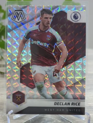 2021-22 Panini Mosaic Premier League Prizm #82 Declan Rice West Ham - Image 1 of 2