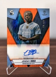 2023/24 Jeremy Doku Auto Topps Superstars /25 - Zdjęcie 1 z 2