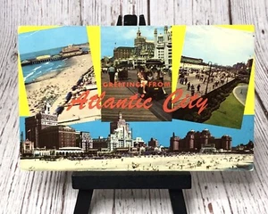 Grüße aus Atlantic City New Jersey - NJ Multi View Vintage Postkarte - Bild 1 von 4