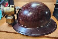 MINING SAFE-T-HAT HEDGARD HARDHAT WITH JUSTRITE MINERS LAMP SET RM2
