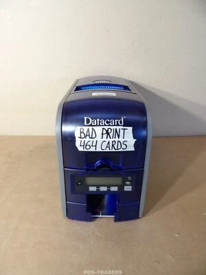Datacard SD260 Color ID Card Printer PX10 LAN - 464 CARDS - BAD PRINT / NO PSU - Bild 1 von 4