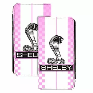 Billetera a presión de lona Shelby Cobra rosa Ford Mustang mujer dama CSL - Imagen 1 de 2